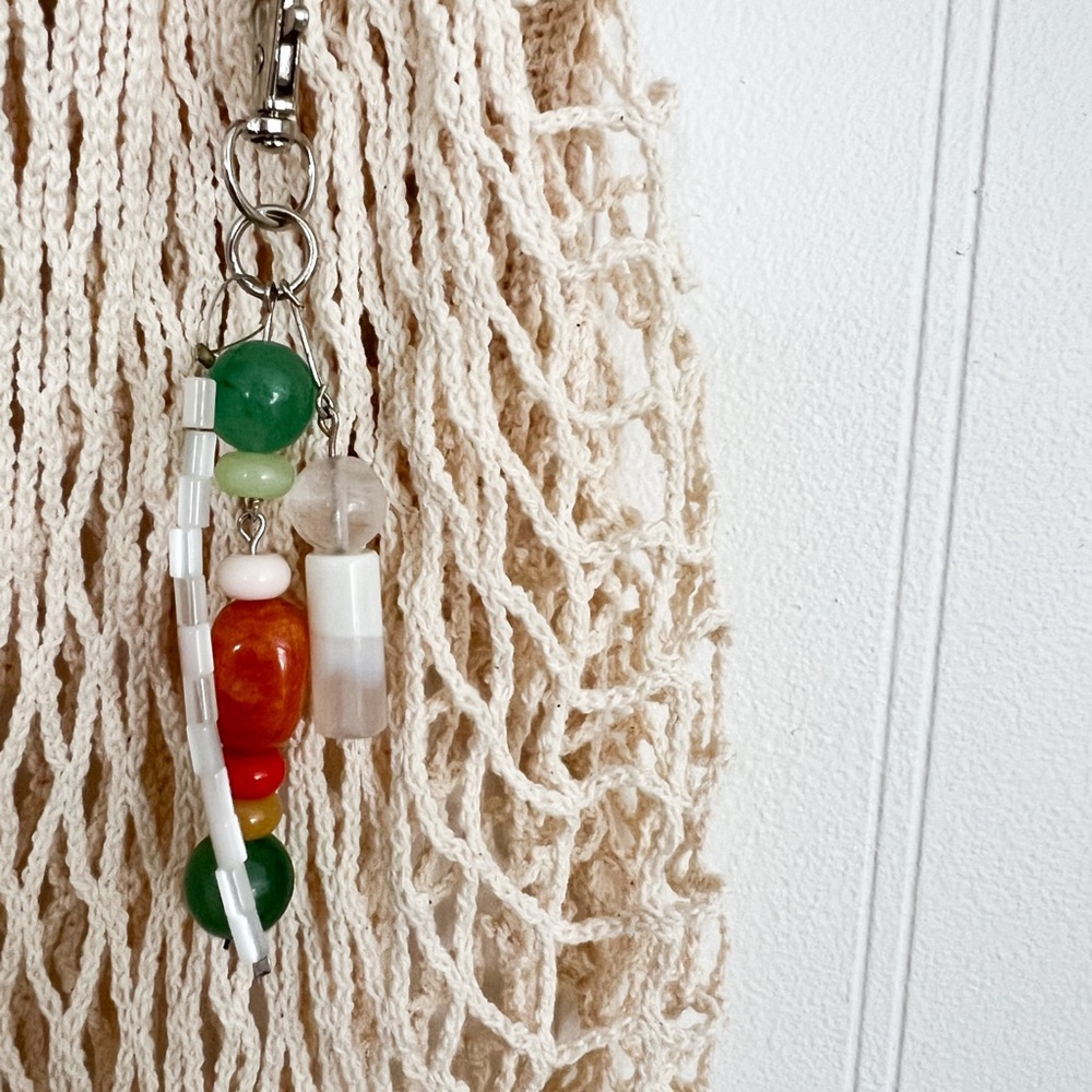 Colorful Beaded Keychain - Picture 2 of 2